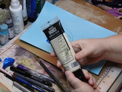 How to do a quick art journal page