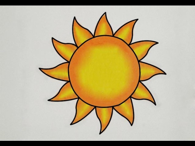 How To Draw Sun