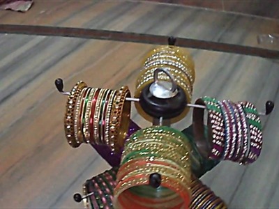 How to make a bangle stand at home with useless materials