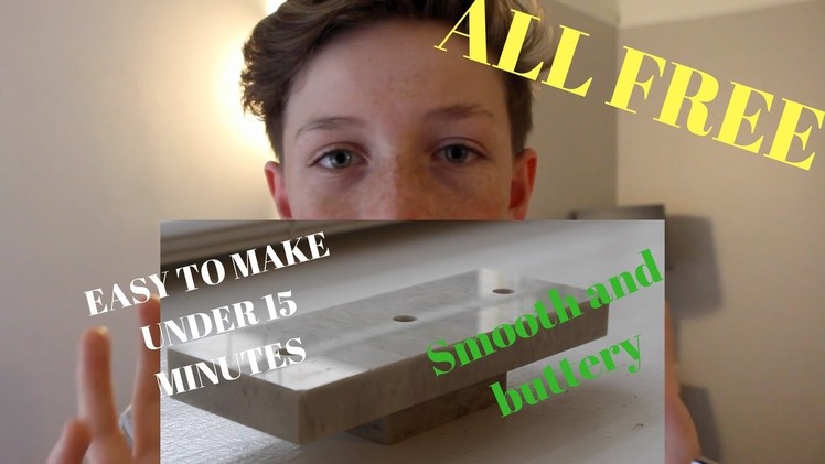 HOW TO MAKE A DIY FINGERBOARD LEDGE FOR FREE!?