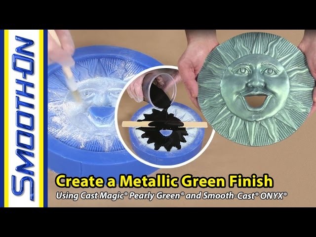 How To Make a Metallic Finish on a Resin Casting Using Cast Magic® Powder