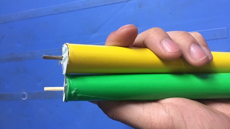How to make a paper cannon