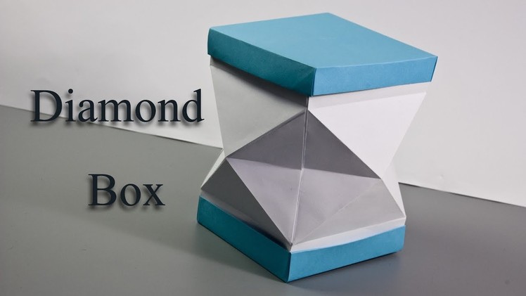 How to Make a Paper Diamond  box ???? Origami Box