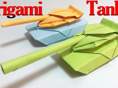 How to Make an Origami Tank Step by Step | Paper Tanks Tutorial | Origami VTL