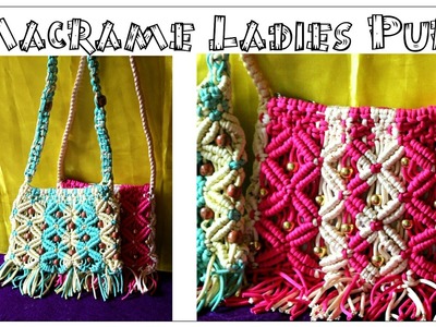 How to make Beautiful Macrame Purse for ladies| Easy to make & Easy to use| New design #2|