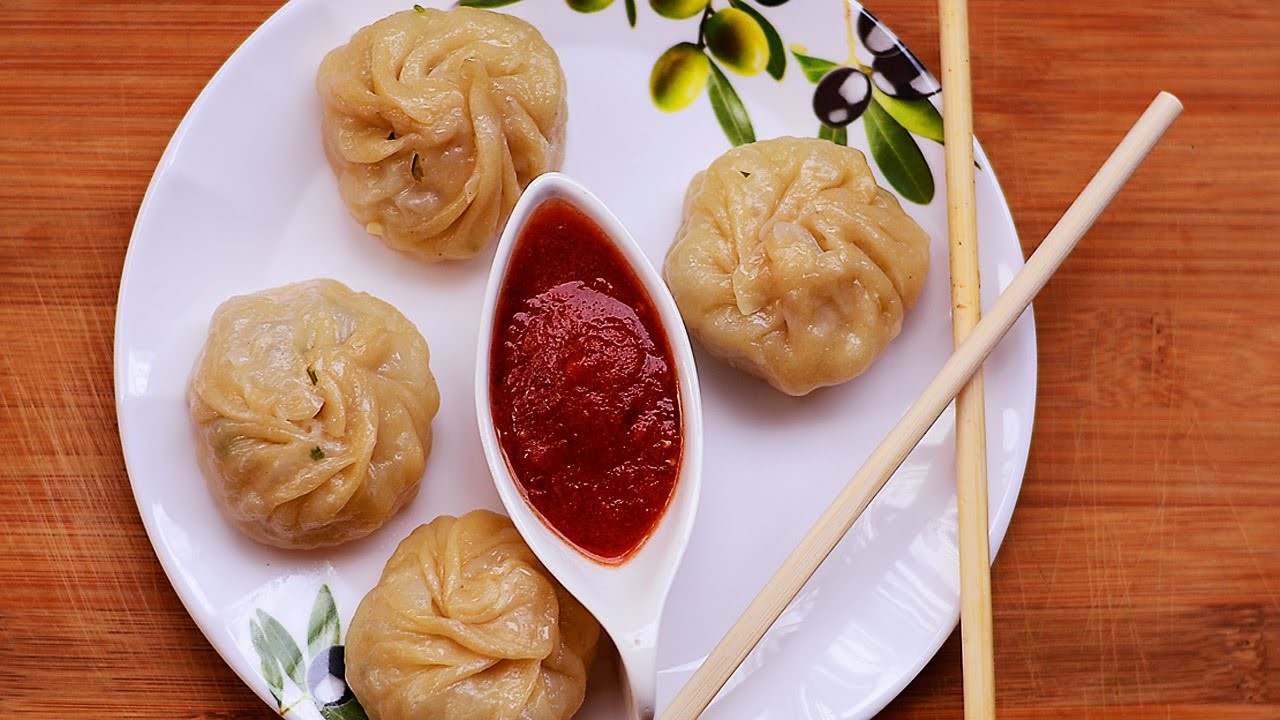 How To Make Chicken Momos, Chicken Dimsum, Steamed Chicken Momos ...