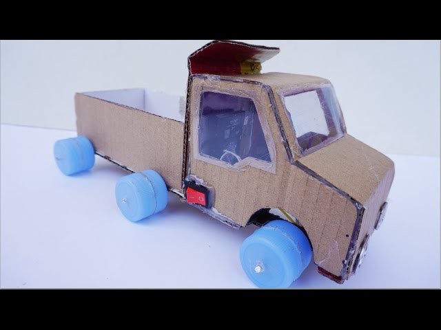 How to Make Powered Truck DIY - An Electric Car Easy Homemade