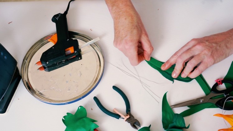 How to make thermoplastic, EVA FOAM flower, a whimsical dahlia, Video Tutorial.