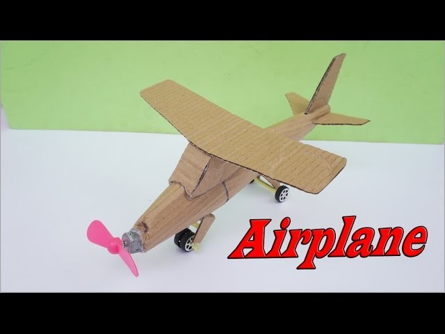 How to Make Toy Airplane DIY Very Easy - Easy Way to Build Electric Airplane At Home