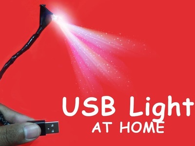 How to make usb led light for laptop !! DIY Led light at Home