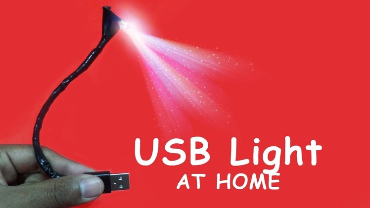 How to make usb led light for laptop !! DIY Led light at Home