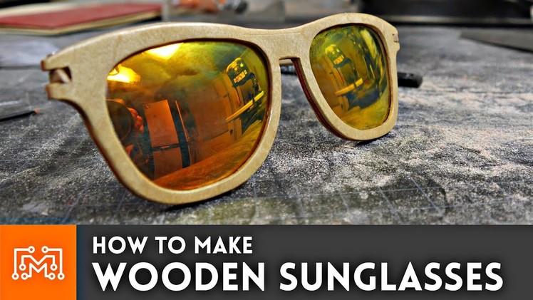 How to make wooden sunglasses. Woodworking Project