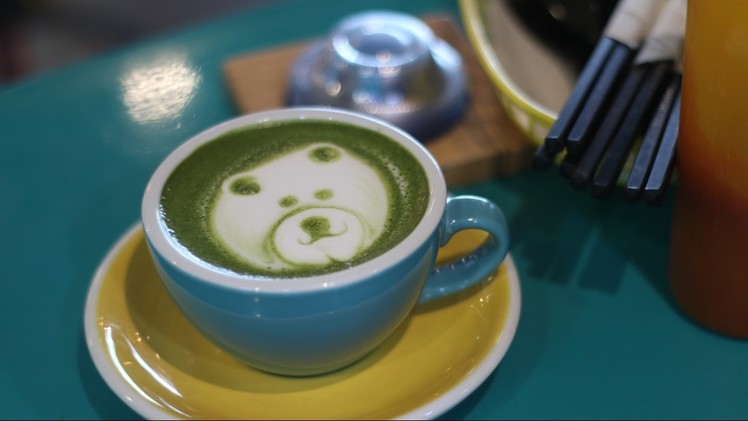 How To: Panda Matcha Latte