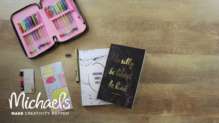 How to Personalize a Grid Journal | Michaels