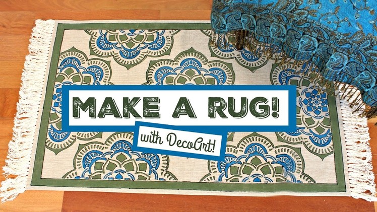 HOW TO: Stenciled Rug