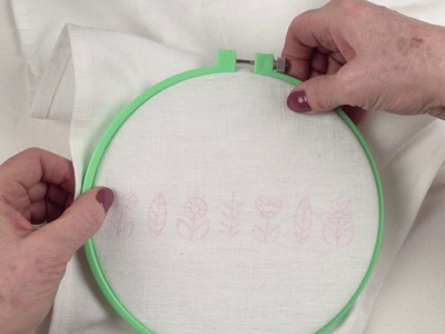 How To Use An Embroidery Hoop
