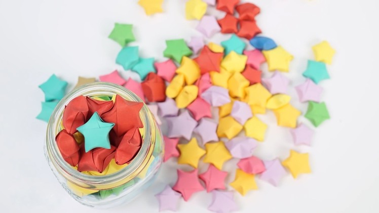Hướng dẫn gấp ngôi sao may mắn || How to make lucky paper stars