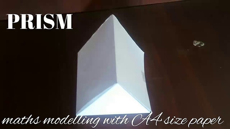 Prism | maths paper model 3d shapes
