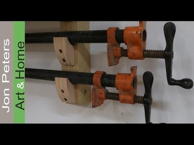 Simple Clamp Rack + How & Why to Make Extra Long Clamps