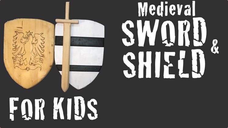 Sword and Shield DIY project from pallet reclaimed wood