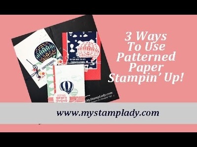 3 Ways To Use Patterned Paper