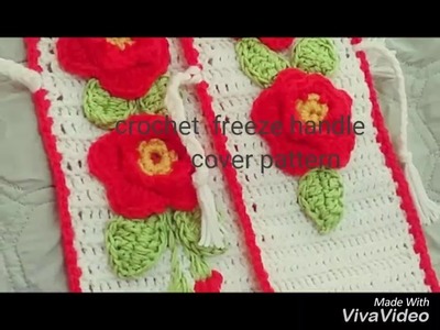 Crochet freeze handle cover pattern