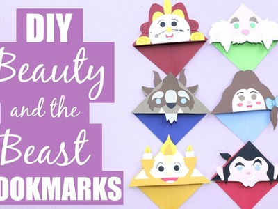 DIY Beauty and the Beast Bookmarks Tutorial