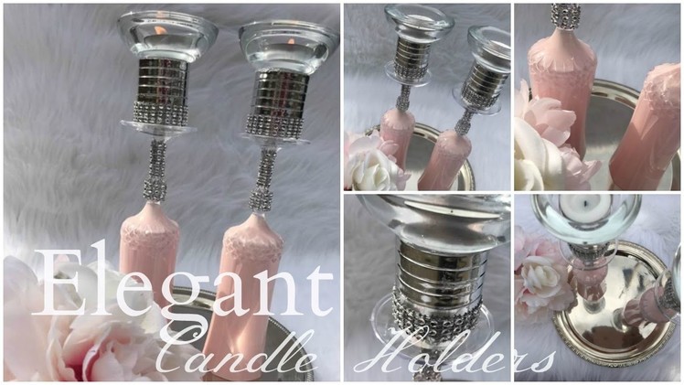 DIY Elegant Wedding Candle Holders | Cheap Wedding Decorations That Look Expensive