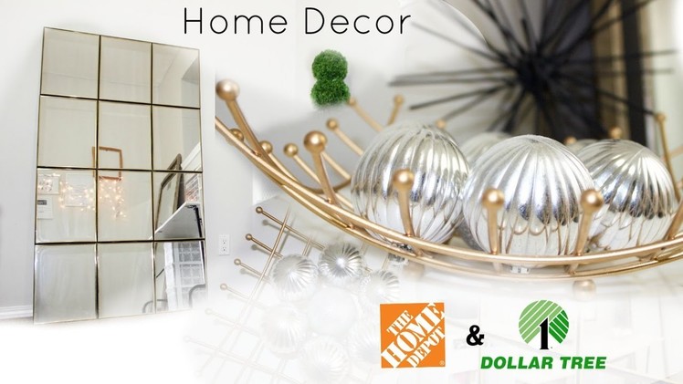 DIY: Full Length Leaning Mirror + More Home Decor | Dollarstore