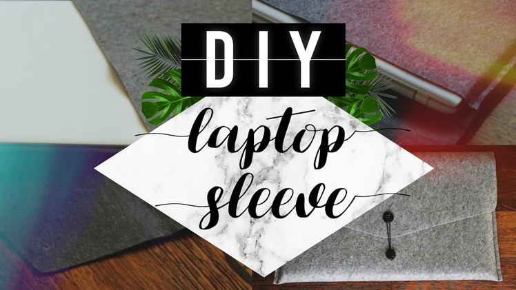 DIY Laptop Sleeve (super easy!)