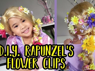 DIY Rapunzel's Flower Hair Clips | Disney Tangled Crafts