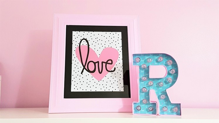 DIY Room Decor using LOVE BITES collection from Papercakes by Serena Bee