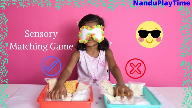 DIY Sensory Activities For Kids|PLAY|Matching Games|Nanduplaytime