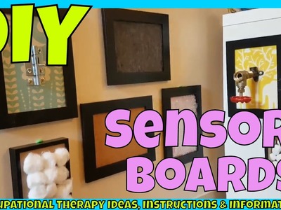 DIY Sensory Board | Photo frame up cycle | Fine motor sensory activity