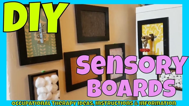 DIY Sensory Board | Photo frame up cycle | Fine motor sensory activity