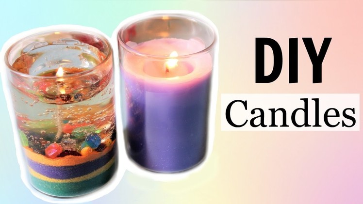 DIY Water. Gel Candle and Aroma Candle without Bee or Soy Wax!! - Easy and Cheap!