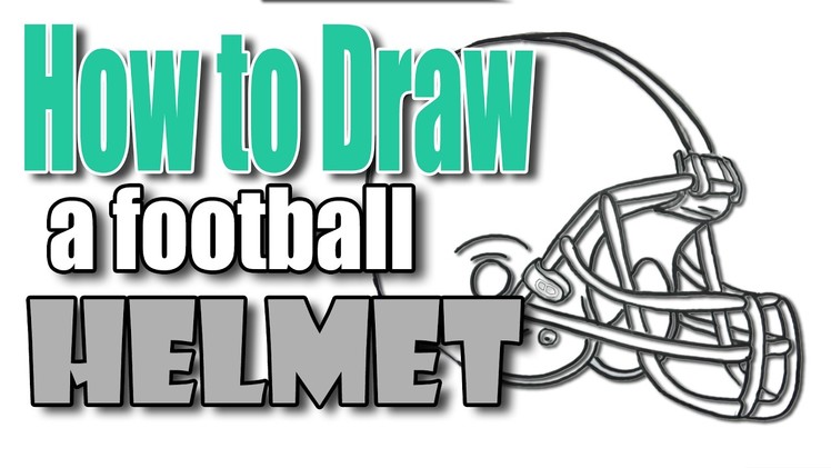 ???? How to Draw Football Helmet ????