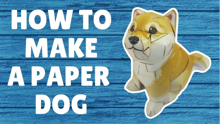 How To Make A Paper Dog|  ART from Paper | PAPERCRAFT | MAKE out of Paper