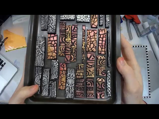 Polymer Clay Tile Project Part 1 -- Patti Tolley Parrish -- Inky Obsessions