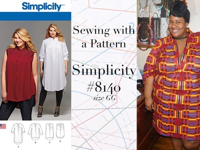 Sewing with a Pattern| Simplicity #8140 sizeGG