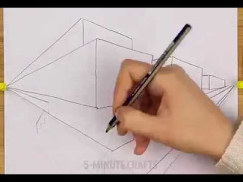 3D Drawing Trick with String