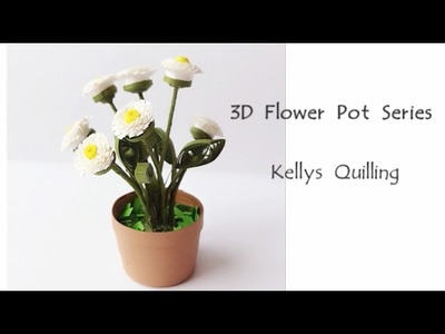 3D Quilling Flower Pot Series   Quilling Flower Pot 2