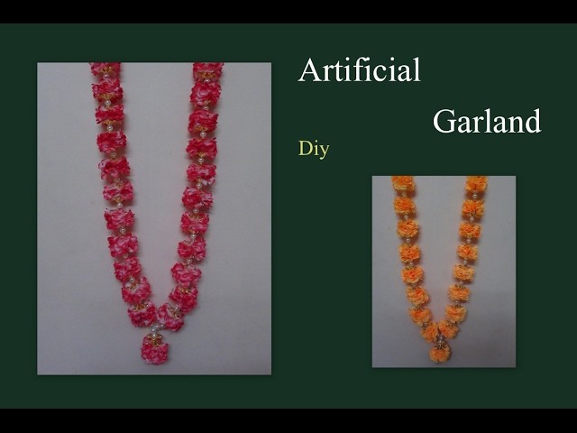Artificial garland tutorial video