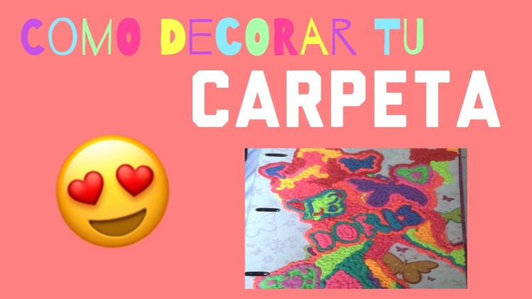 COMO DECORAR TU CARPETA CON PLAY DOH VINCI.DIY.Doris Draw