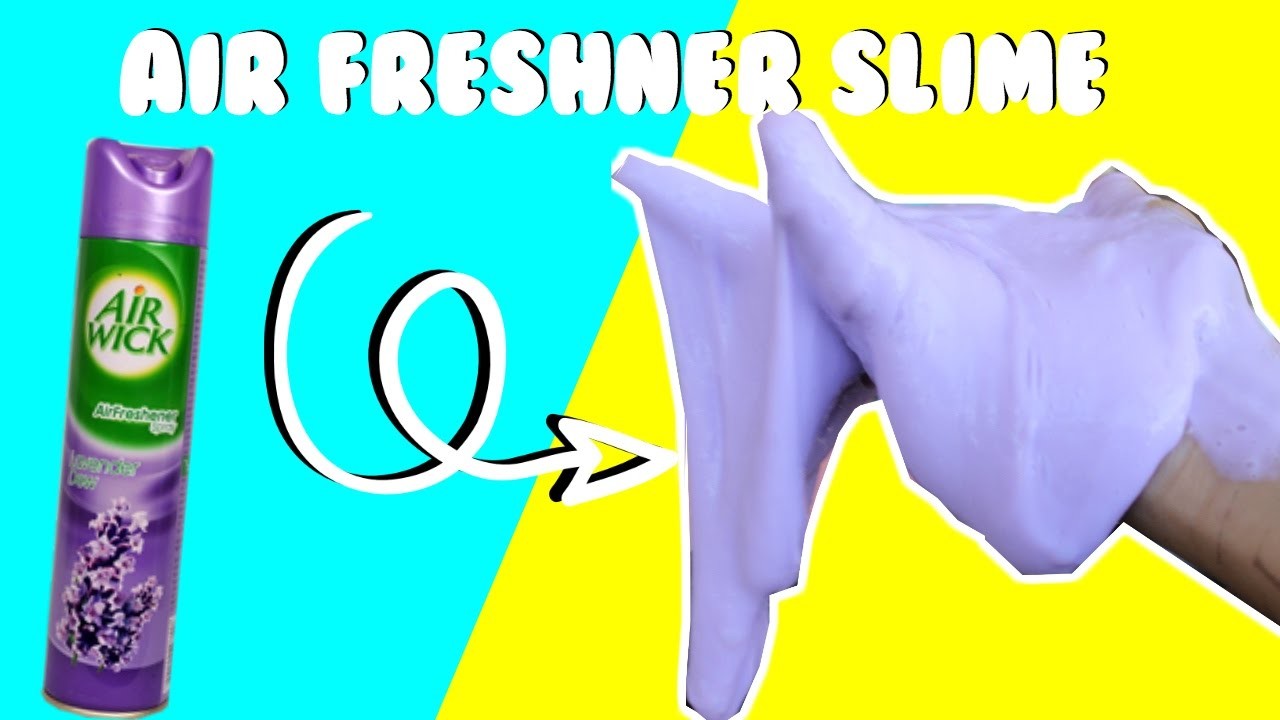 DIY AIR FRESHENER SLIME TRANSFORM AIR WICK TO SLIME MRDIY