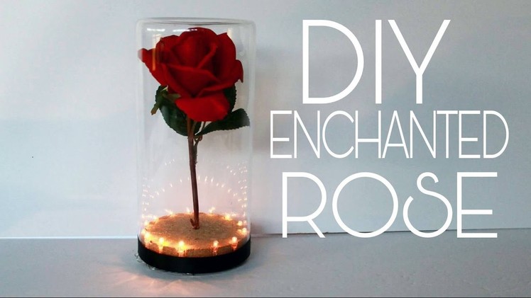 DIY Beauty and The Beast enchanted rose|bridesmaid gifts, mothers day gift