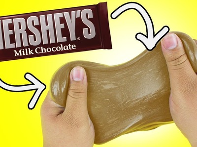 DIY | Chocolate Slime - HOW TO MAKE SLIME USING REAL CHOCOLATE!!!