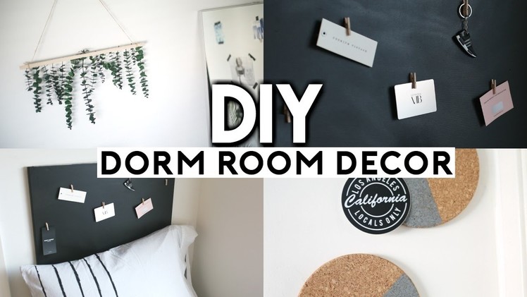 DIY Dorm Room Decor | EASY & CHEAP | Back to School 2017