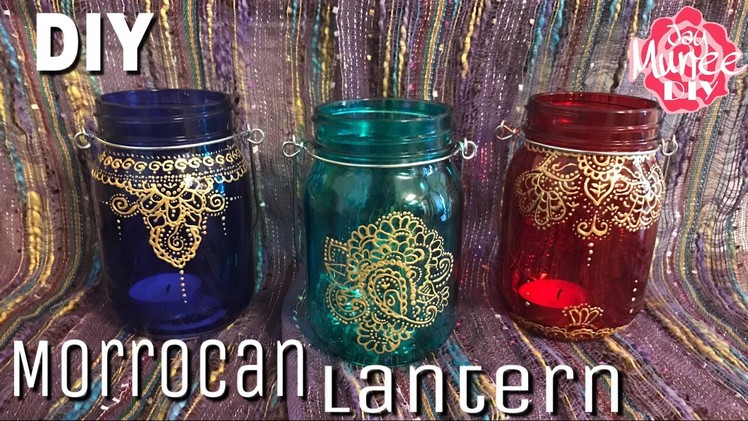 Dollar tree DIY Henna Lanterns - Moroccan Lanterns
