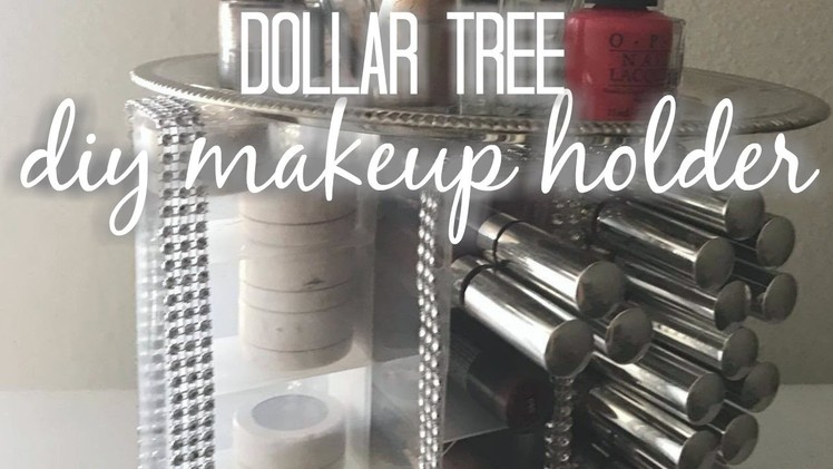 Dollar Tree DIY  spinning Makeup organizer |DIY HOME DECOR